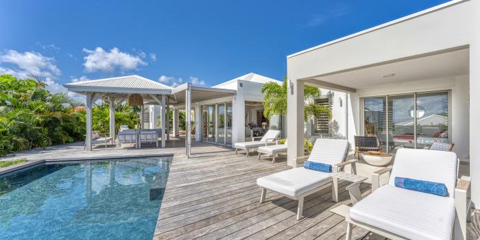 1. Location villa piscine Saint François Guadeloupe_Vue d'ensemble